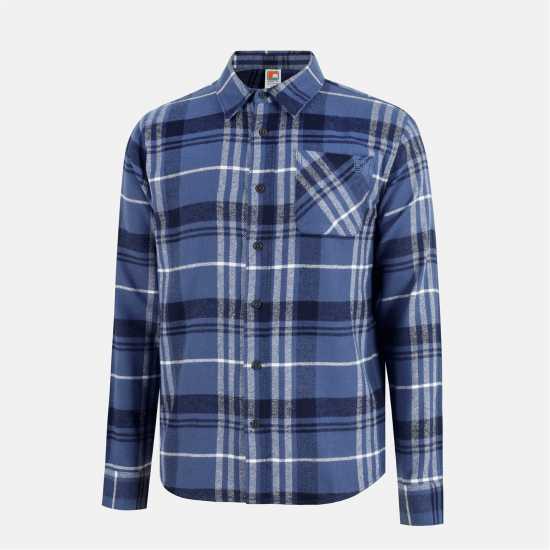 Soulcal Карирана Дамска Риза Check Shirt Sn54 Navy Soulcal Карирана Дамска Риза Check Shirt Sn54 Navy