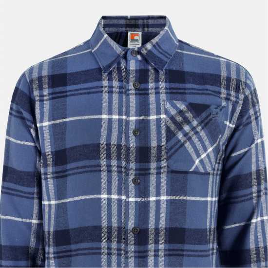 Soulcal Карирана Дамска Риза Check Shirt Sn54 Navy Soulcal Карирана Дамска Риза Check Shirt Sn54 Navy