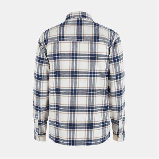 Firetrap Men's Anthm Long-Sleeve Patterned Shirt Топло бяло 