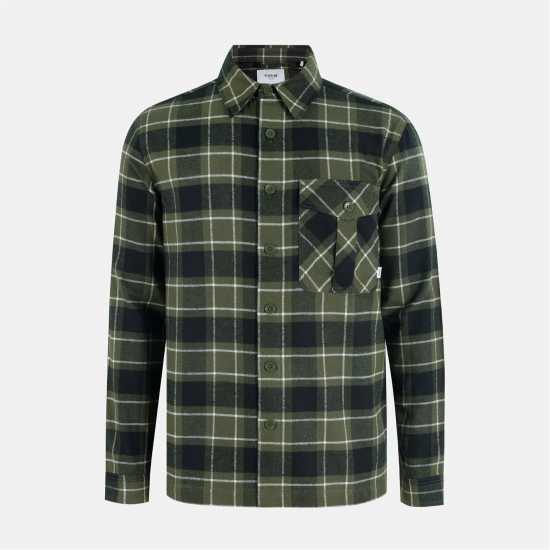 Firetrap Anthm Shirt Sn54 Khaki 