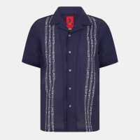 Luke Havanah 55 Shrt Sn99 Navy 77 Stripe Мъжки ризи