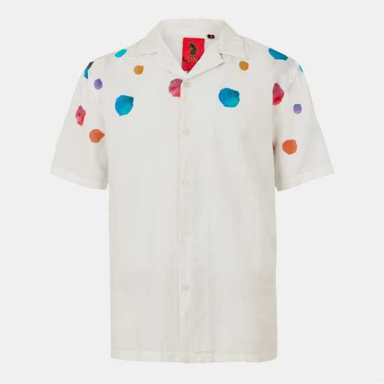 Мъжки ризи Luke Havanah 55 Shrt Sn99 White Abstract Luke Havanah 55 Shrt Sn99 White Abstract Мъжки ризи