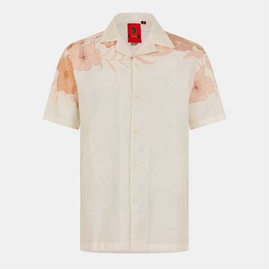 Luke Havanah 55 Shrt Sn99 White Floral Мъжки ризи