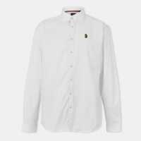 Мъжка Риза Luke Oxford L/s Shirt Mens White Мъжки ризи