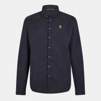 Мъжка Риза Luke Oxford L/s Shirt Mens Jet Black Мъжки ризи