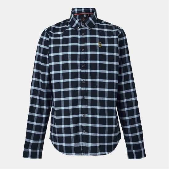 Мъжка Риза Luke Oxford L/s Shirt Mens Dk Navy Sky Мъжки ризи