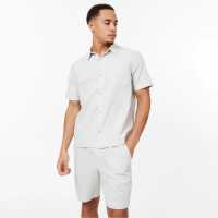 Jack Wills Short Sleeve Linen Shirt Лак Мъжки ризи