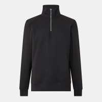 Threadbare Men's Quarter Zip Fleece Черно 