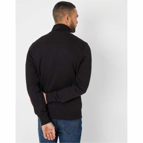 Threadbare Men's Quarter Zip Fleece Черно 