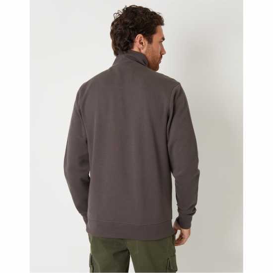 Threadbare Men's Quarter Zip Fleece Желязо Въглен 