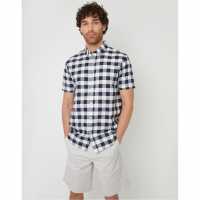 Threadbare Tb Ss Marc Shrt Sn99 Морска синьо Мъжки ризи