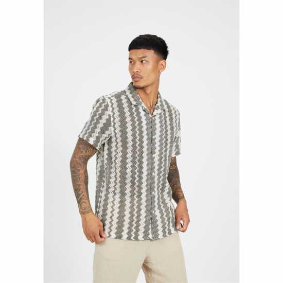 Brave Soul Тениска -Zag Regular Fit Shirt  