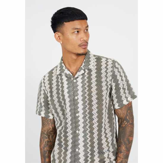 Brave Soul Тениска -Zag Regular Fit Shirt  