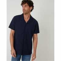 Threadbare Sht Ss Antti Sn99 Navy Мъжки ризи