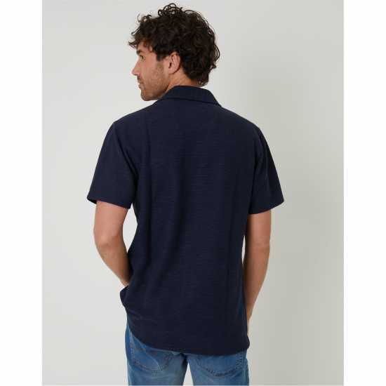 Threadbare Sht Ss Antti Sn99 Navy Мъжки ризи