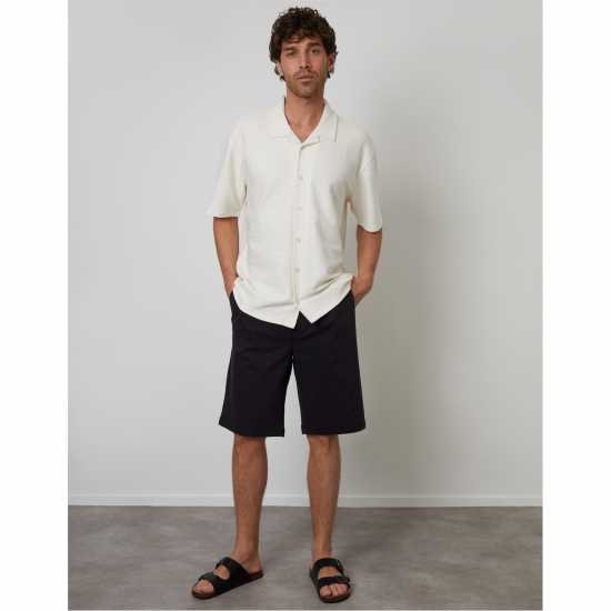 Threadbare Sht Ss Antti Sn99 Ecru Мъжки ризи