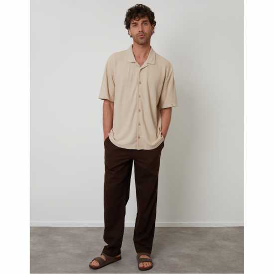 Мъжки ризи Threadbare Sht Ss Selkirk Sn99 Stone Threadbare Sht Ss Selkirk Sn99 Stone Мъжки ризи