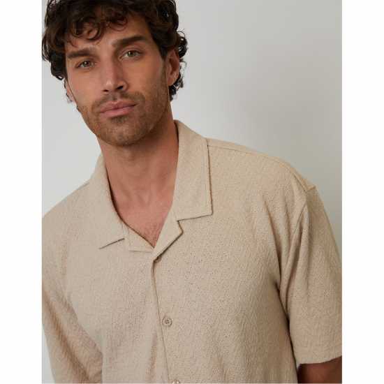 Мъжки ризи Threadbare Sht Ss Selkirk Sn99 Stone Threadbare Sht Ss Selkirk Sn99 Stone Мъжки ризи