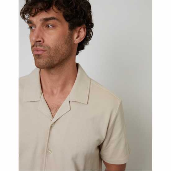 Мъжки ризи Threadbare Sht Ss Kaylian Sn99 "Камък Threadbare Sht Ss Kaylian Sn99 "Камък Мъжки ризи