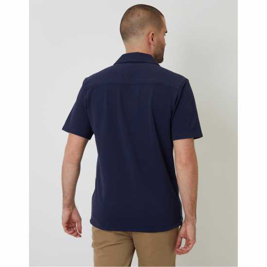 Threadbare Sht Ss Kaylian Sn99 Морска синьо Мъжки ризи