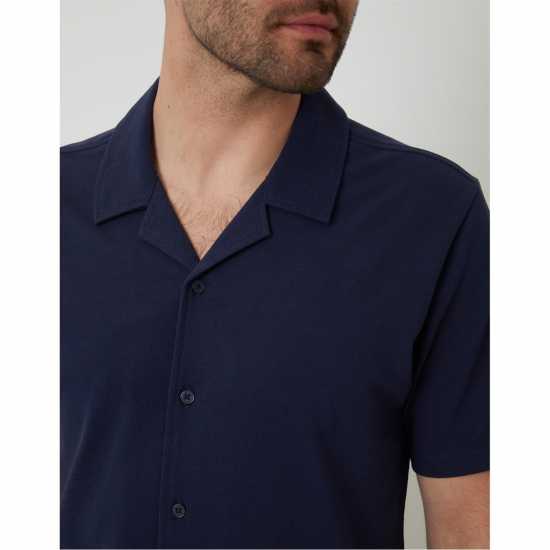 Threadbare Sht Ss Kaylian Sn99 Морска синьо Мъжки ризи