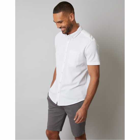 Мъжки ризи Threadbare Sht Ss Majestic Sn99 Бял Threadbare Sht Ss Majestic Sn99 Бял Мъжки ризи