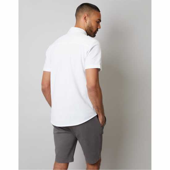 Мъжки ризи Threadbare Sht Ss Majestic Sn99 Бял Threadbare Sht Ss Majestic Sn99 Бял Мъжки ризи