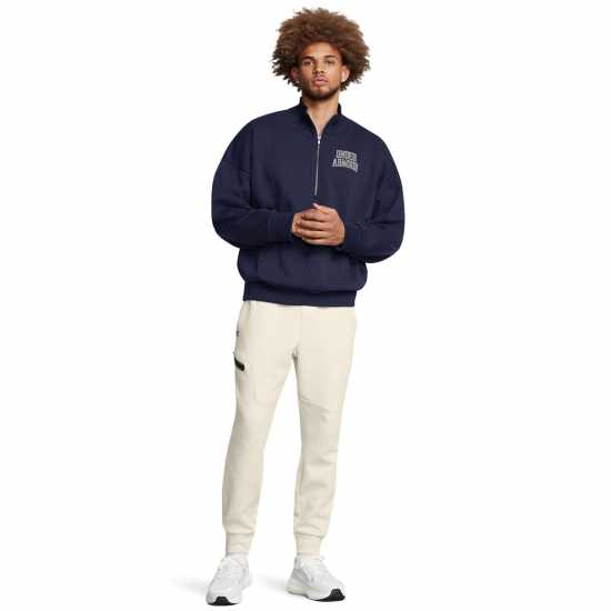 Under Armour Icon Hwt Quarter Zip Sn99 Blue Мъжки полар