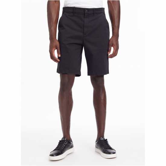 Calvin Klein Satin-Stretch Slim Short CK BLACK BEH Мъжки къси панталони