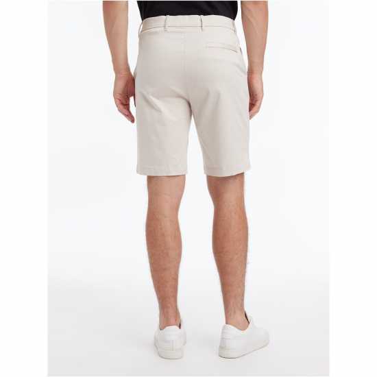 Calvin Klein Satin-Stretch Slim Short Stony Beige ACE Мъжки къси панталони