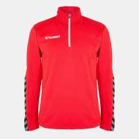 Hummel Hlf-Zp Swtsht Sn99 True Red Мъжки полар
