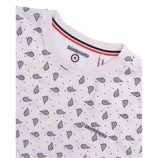 Мъжки ризи Lambretta Aop Print Tee Lambretta Aop Print Tee Мъжки ризи