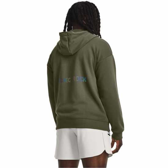 Under Armour Rock Terry Full-Zip Fleece Зелено Under Armour Rock Terry Full-Zip Fleece Зелено