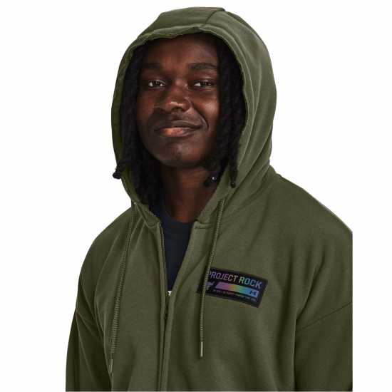 Under Armour Rock Terry Full-Zip Fleece Зелено Under Armour Rock Terry Full-Zip Fleece Зелено