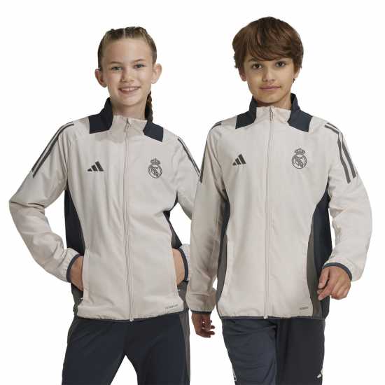 Adidas Real Eu Pre Jky Tracksuit Top Unisex Kids  