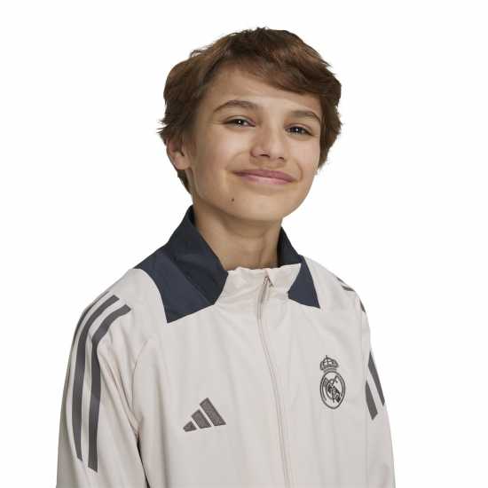 Adidas Real Eu Pre Jky Tracksuit Top Unisex Kids  