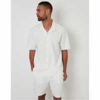 Threadbare Embley Shirt Sn99 Ecru Мъжки ризи