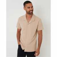 Threadbare Embley Shirt Sn99 Stone Мъжки ризи