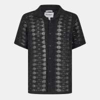 Threadbare Rackes Shirt Sn99 Black Мъжки ризи