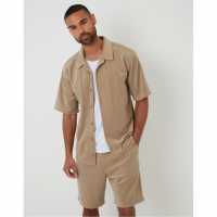 Crofton Short-Sleeve Patterned Shirt  