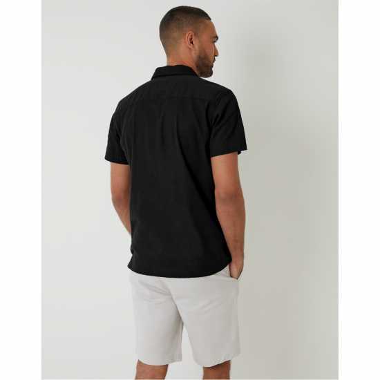Threadbare Maples Shirt Sn99 Black Мъжки ризи
