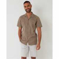 Threadbare Maples Shirt Sn99 Taupe Мъжки ризи
