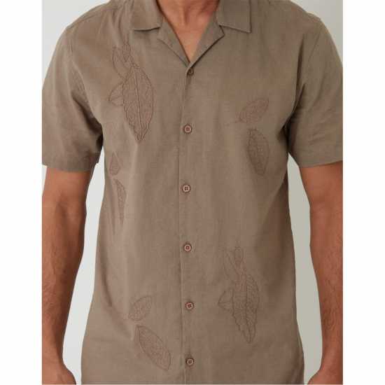 Threadbare Maples Shirt Sn99 Taupe Мъжки ризи