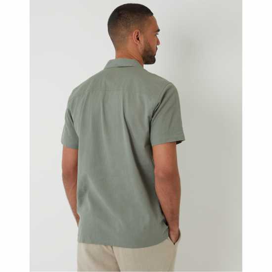 Threadbare Maples Shirt Sn99 Sage Мъжки ризи