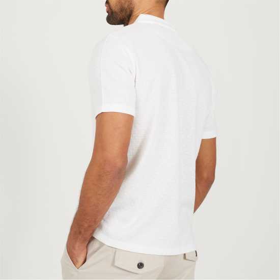 Brave Soul Short Sleeve Mens Button Up Textured Shirt  