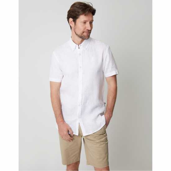 Saltwell Shirt Sslv Sn99 White Мъжки ризи