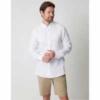 Saltwell Shirt Lslv Sn99 White Мъжки ризи