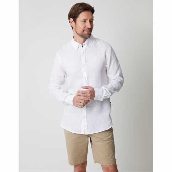Мъжки ризи Saltwell Shirt Lslv Sn99 White Saltwell Shirt Lslv Sn99 White Мъжки ризи