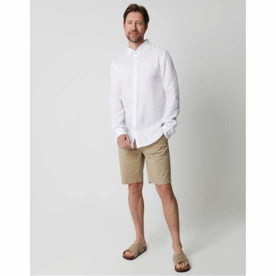 Мъжки ризи Saltwell Shirt Lslv Sn99 White Saltwell Shirt Lslv Sn99 White Мъжки ризи