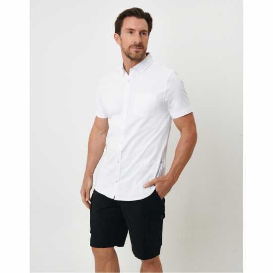 Saltwell Shirt Sslv Sn99 White Мъжки ризи